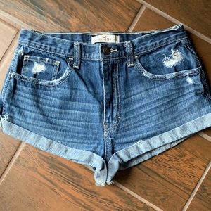 Hollister jean shorts